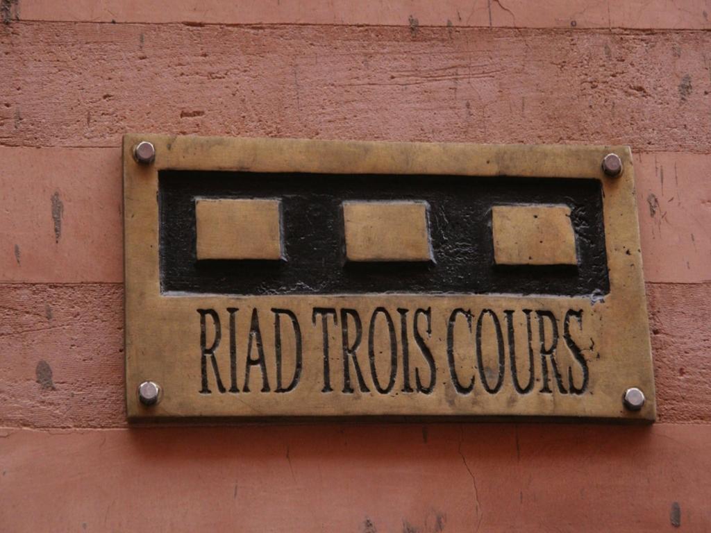 Riad Les Trois Cours Marrakesz Zewnętrze zdjęcie